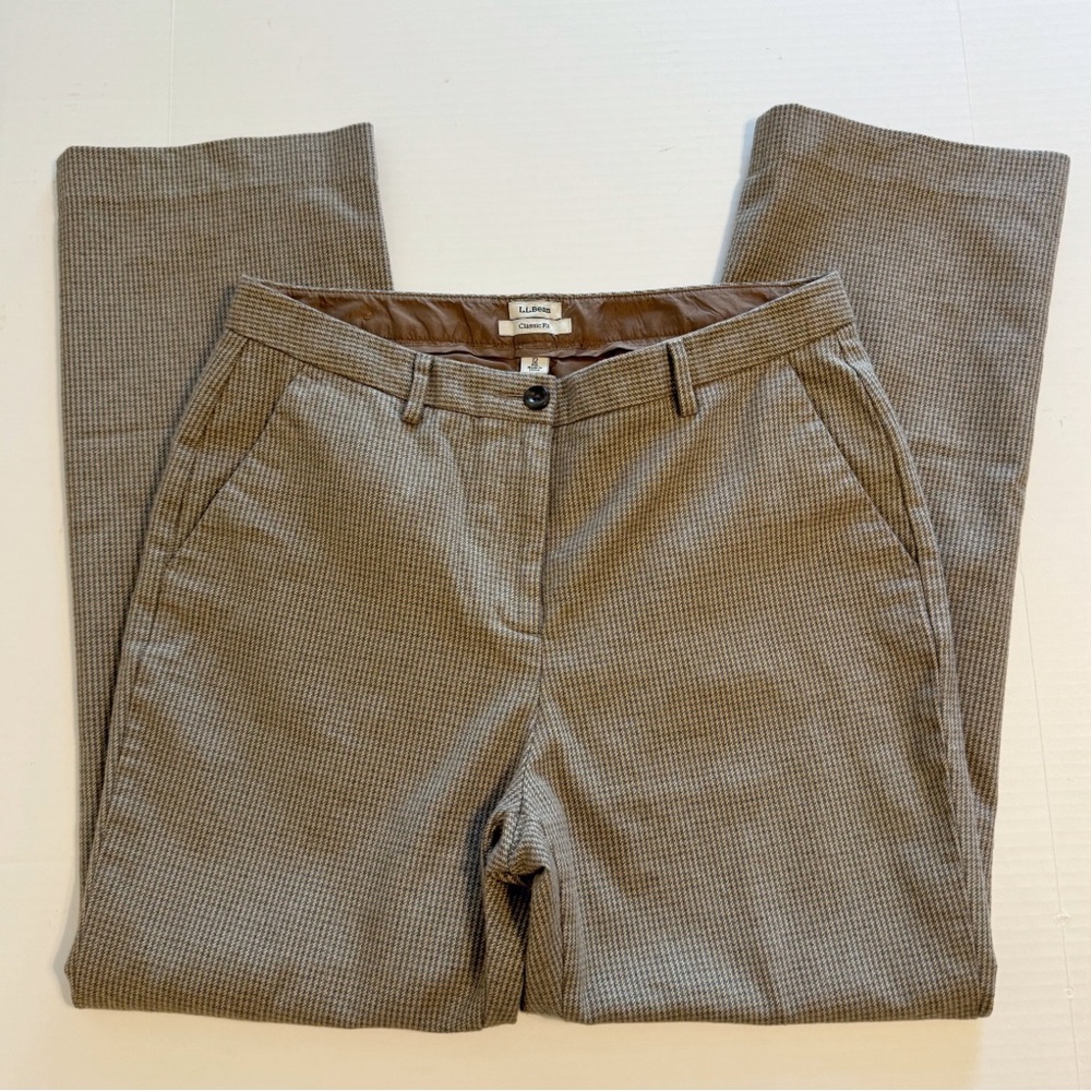 L.L. Bean Houndstooth Pants
